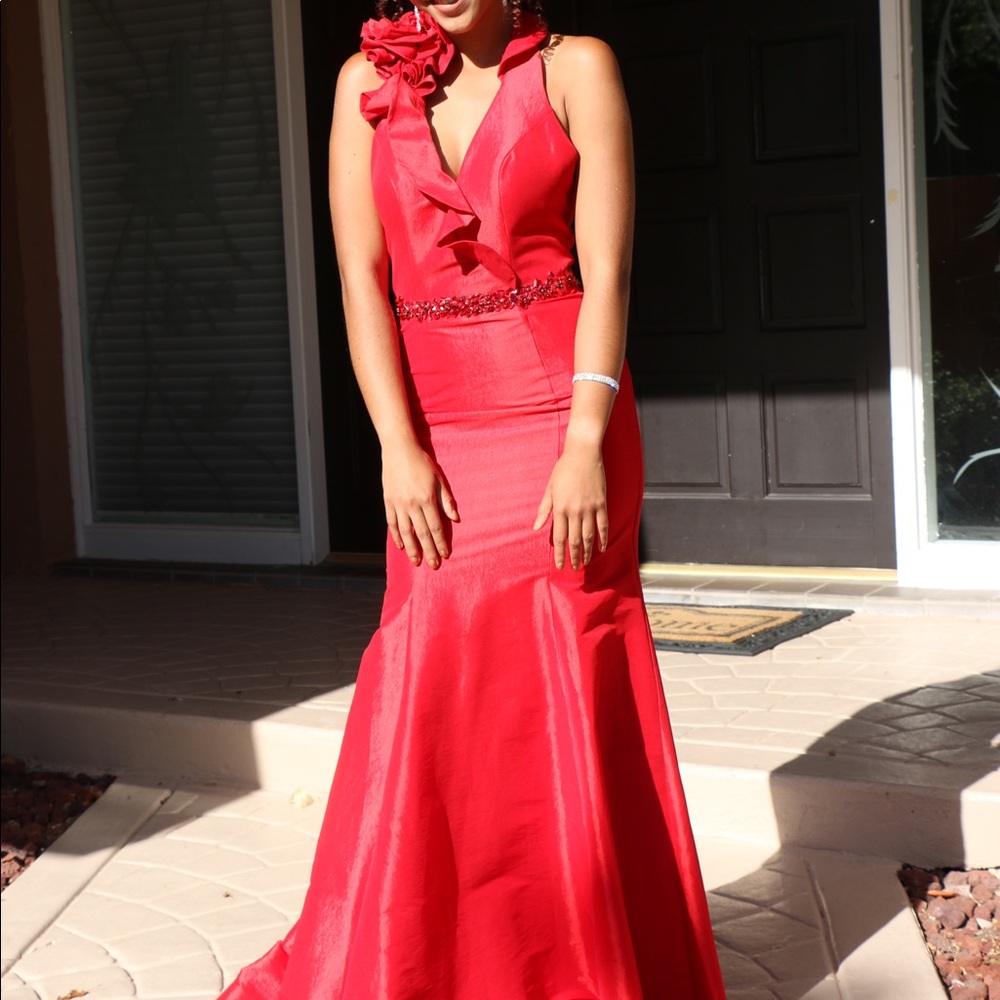Mac Duggal Red Dress